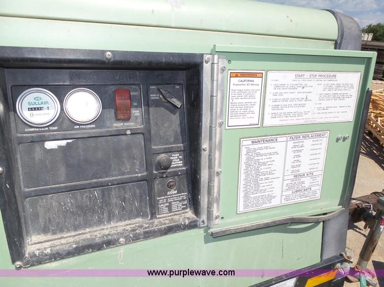 image for item K8415 2006 Sullair 185JD air compressor