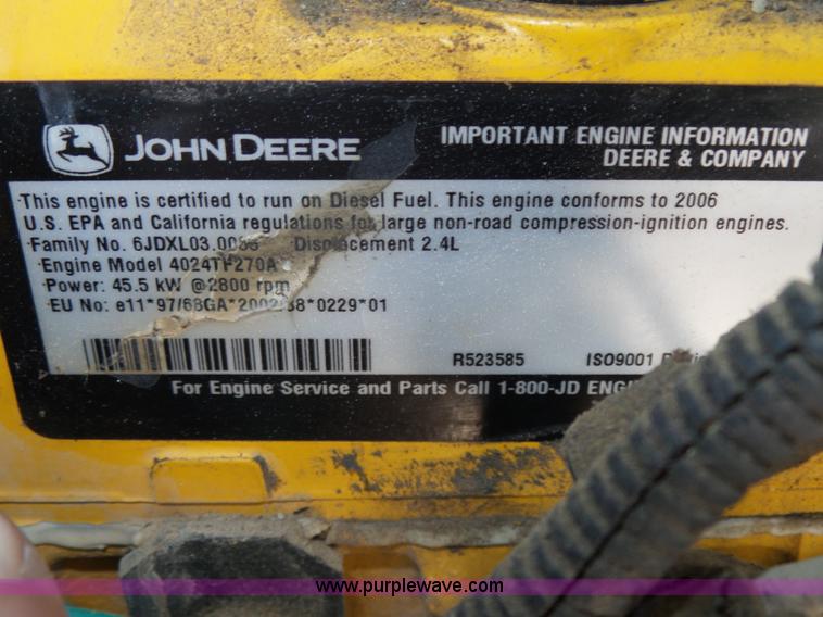 image for item K8415 2006 Sullair 185JD air compressor