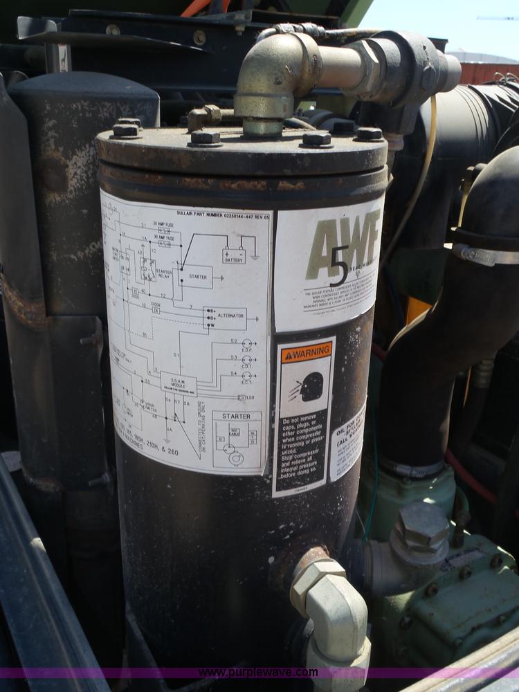 image for item K8415 2006 Sullair 185JD air compressor