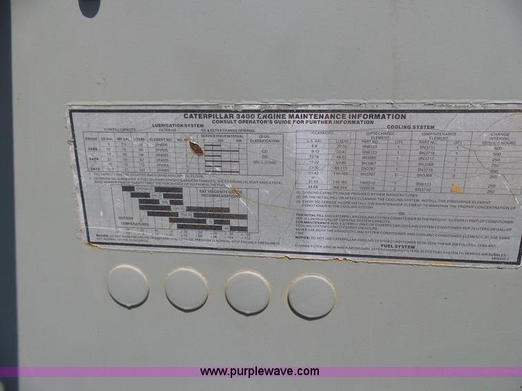 image for item L1580 Caterpillar SR4 generator