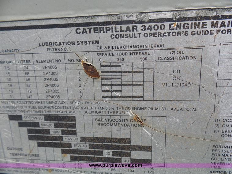image for item L1580 Caterpillar SR4 generator