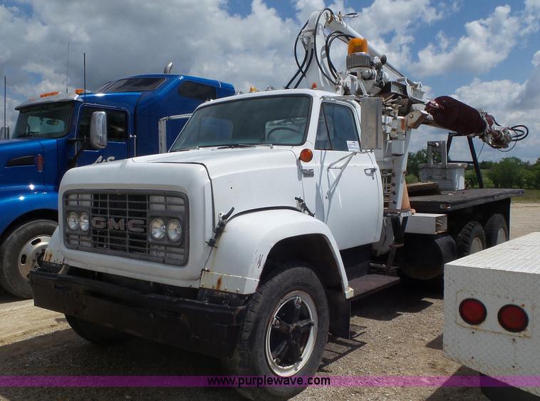 image for item L2079 1968 GMC 7500 digger derrick truck