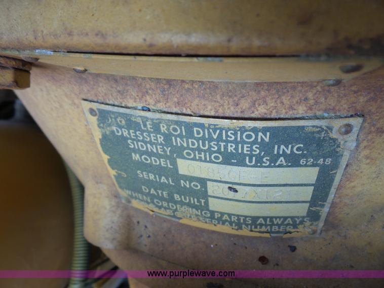 image for item L4960 Leroi 185 air compressor