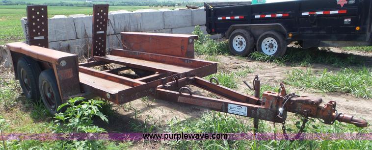 image for item L5250 1974 Ditch Witch T6 trencher trailer
