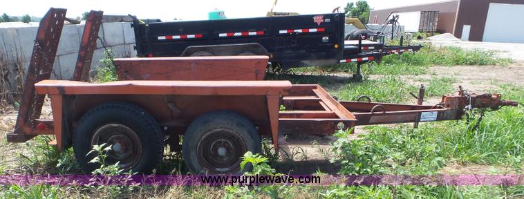 image for item L5250 1974 Ditch Witch T6 trencher trailer