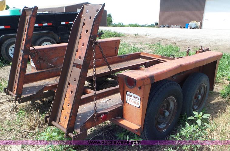 image for item L5250 1974 Ditch Witch T6 trencher trailer