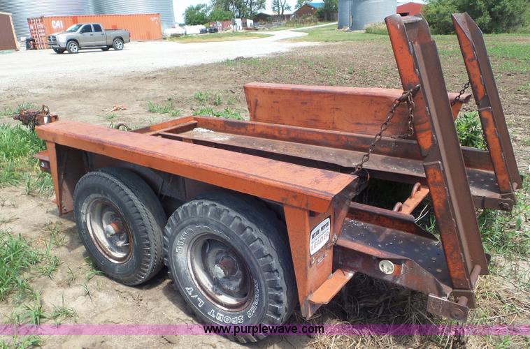image for item L5250 1974 Ditch Witch T6 trencher trailer
