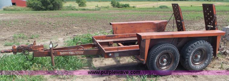 image for item L5250 1974 Ditch Witch T6 trencher trailer