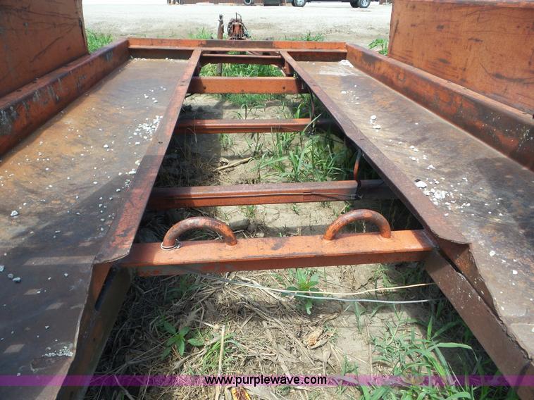 image for item L5250 1974 Ditch Witch T6 trencher trailer