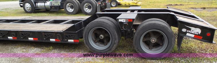 image for item L5510 1993 Rogers lowboy equipment trailer