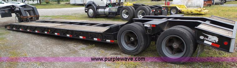 image for item L5510 1993 Rogers lowboy equipment trailer