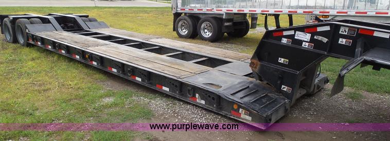 image for item L5510 1993 Rogers lowboy equipment trailer