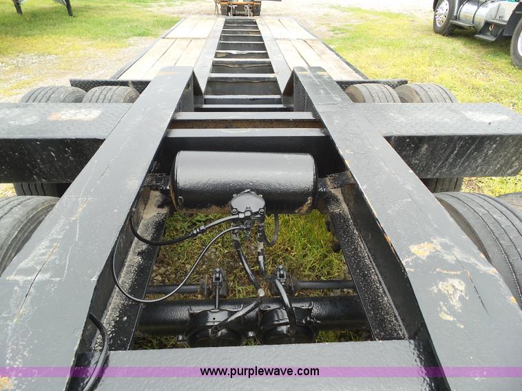 image for item L5510 1993 Rogers lowboy equipment trailer