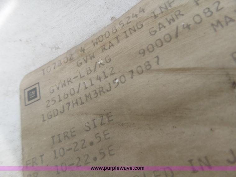 image for item L6236 1994 GMC TopKick dump truck