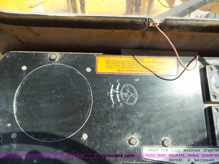 image for item L6834 1981 Clark 55C CU wheel loader