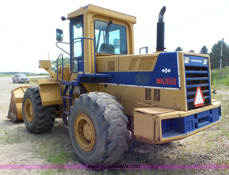 image for item L6835 1986 Komatsu WA350-1 wheel loader