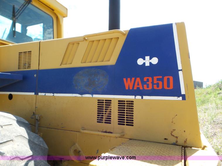 image for item L6835 1986 Komatsu WA350-1 wheel loader