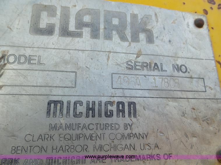 image for item L6836 Clark 125C wheel loader