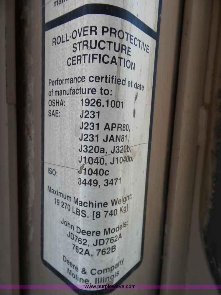 image for item L6839 1995 John Deere 762B elevating scraper