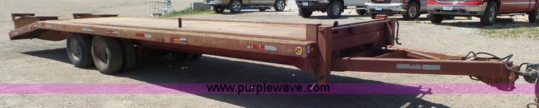 image for item L6852 Shop built equipment trailer