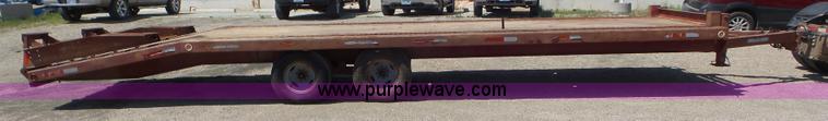 image for item L6852 Shop built equipment trailer