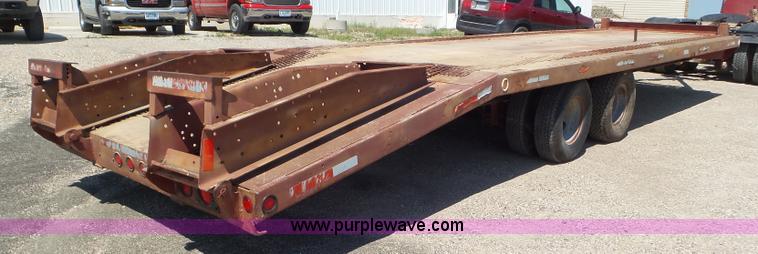 image for item L6852 Shop built equipment trailer