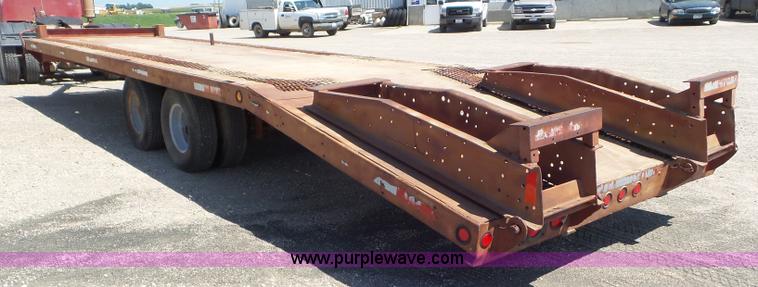 image for item L6852 Shop built equipment trailer
