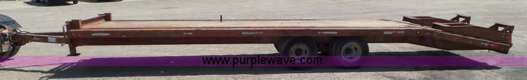 image for item L6852 Shop built equipment trailer