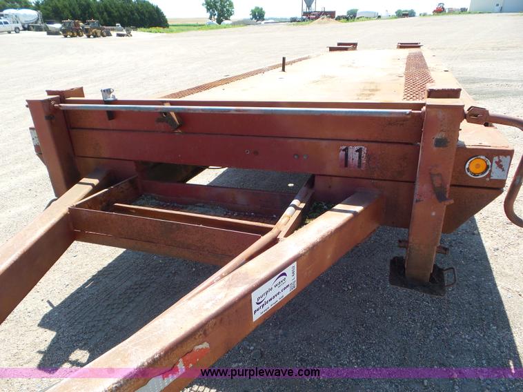 image for item L6852 Shop built equipment trailer
