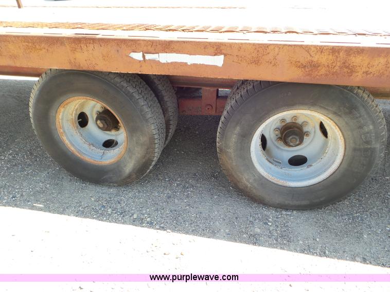 image for item L6852 Shop built equipment trailer