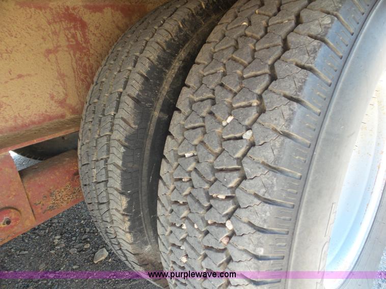 image for item L6852 Shop built equipment trailer