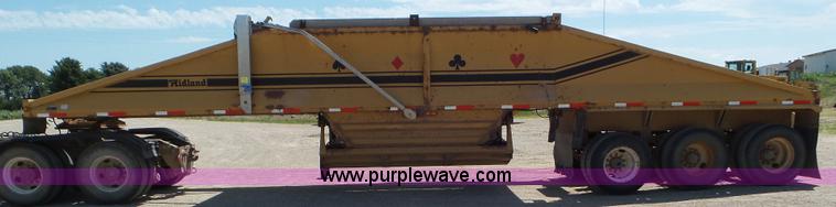image for item L6855 1994 Midland bottom dump trailer