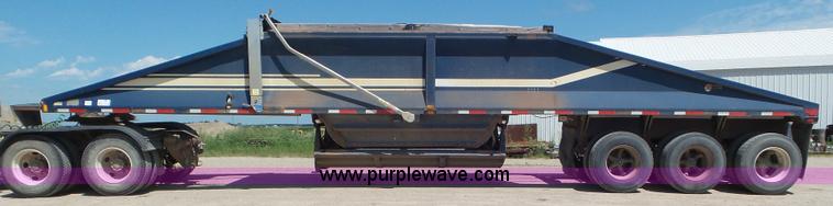 image for item L6856 1987 Midland bottom dump trailer