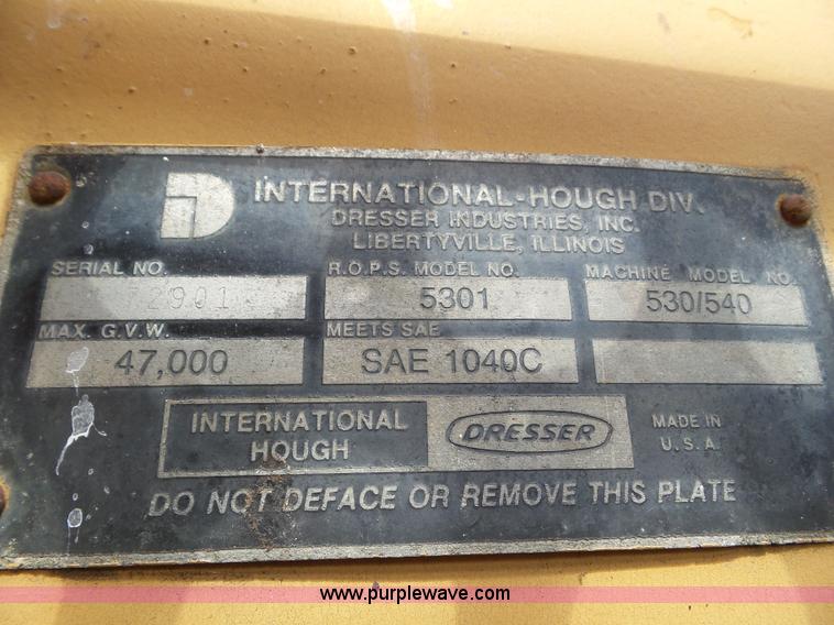 image for item L6859 Dresser 530 wheel loader