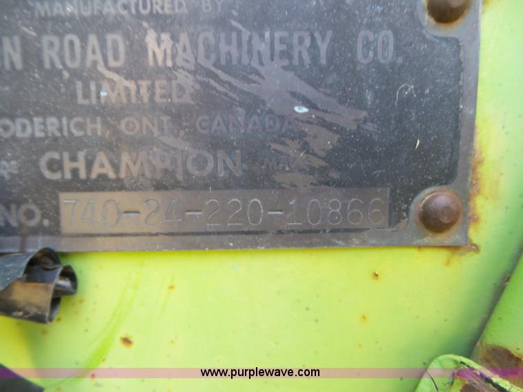 image for item L6861 Champion 740 motor grader