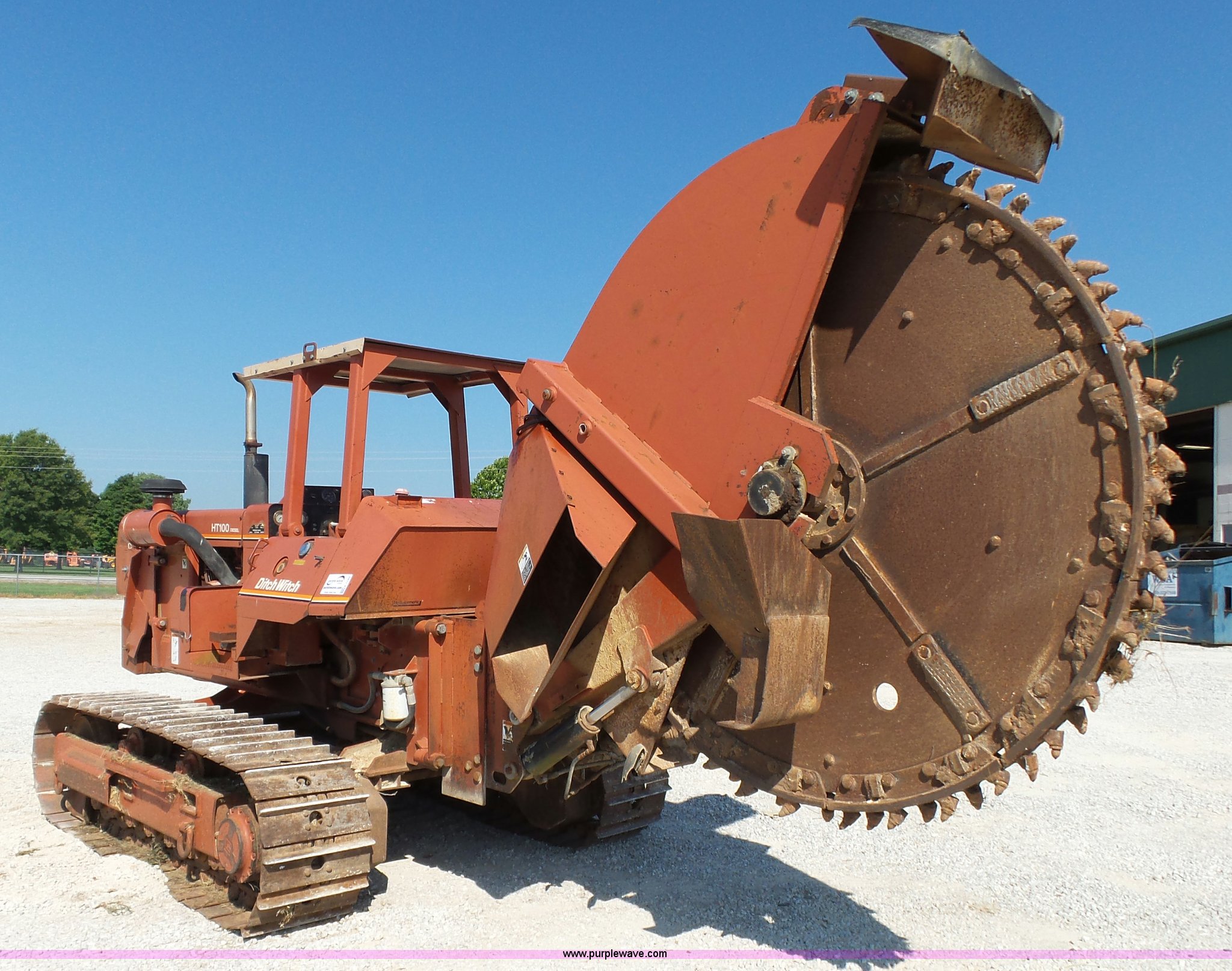 1995 Ditch Witch HT100 rock saw in Brookline, MO Item K1182 sold Purple Wave