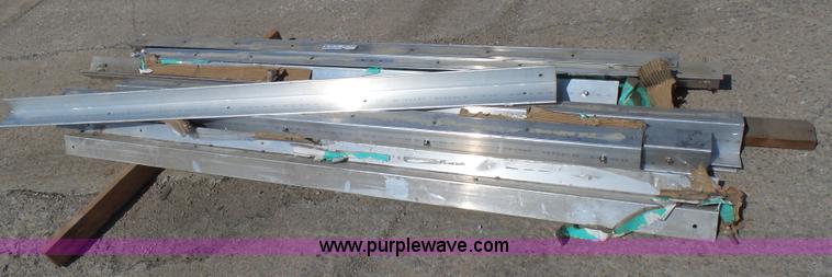 image for item AV9909 (18) 8'L x 3' x 3.5" aluminum angle iron pieces