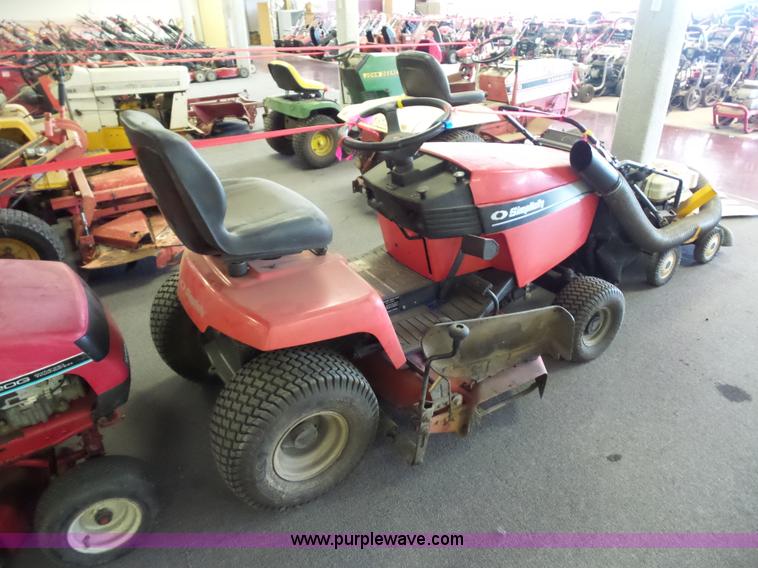 image for item BG9737 Leaf vacuum and riding mower