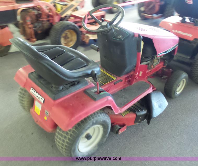 image for item BG9737 Leaf vacuum and riding mower