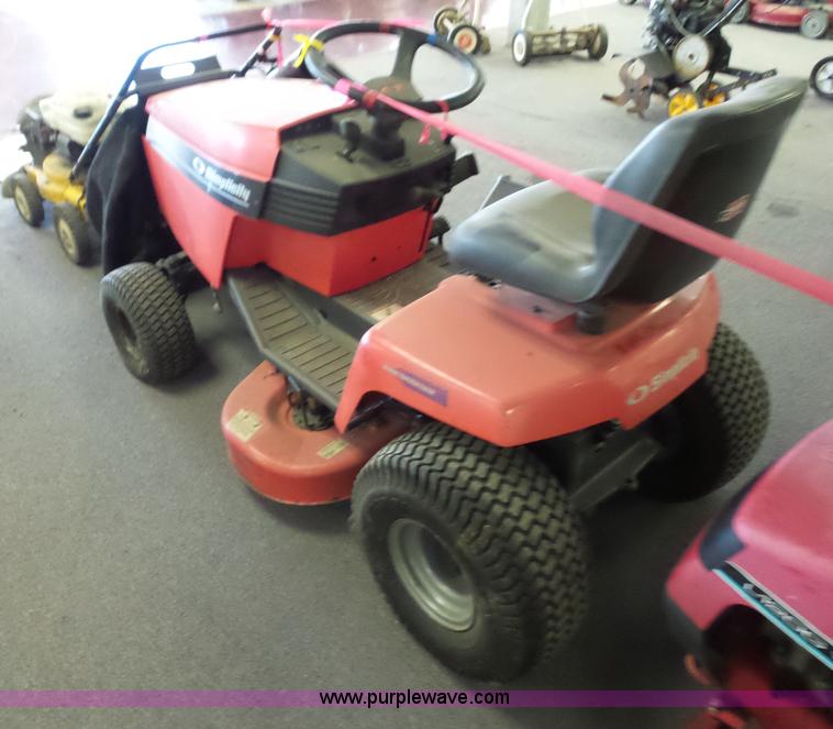 image for item BG9737 Leaf vacuum and riding mower