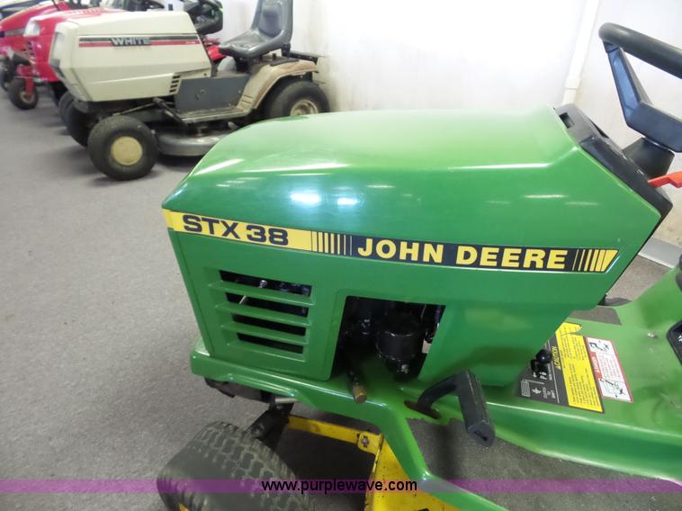 image for item BG9738 John Deere STX38 lawn mower