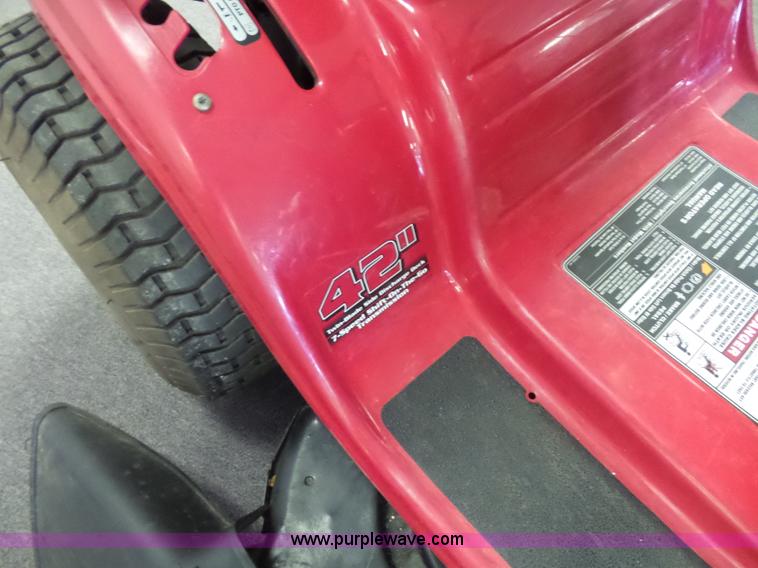 image for item BG9741 Troy Bilt riding lawn mower