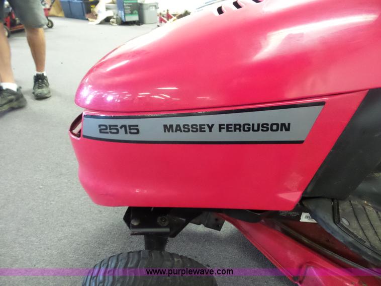 image for item BG9743 Massey Ferguson 2515 riding lawn mower
