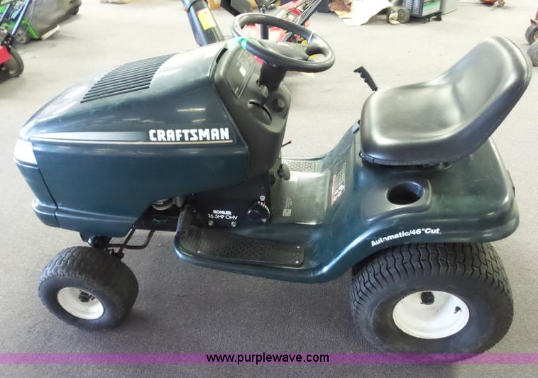 image for item BG9744 Craftsman riding lawn mower