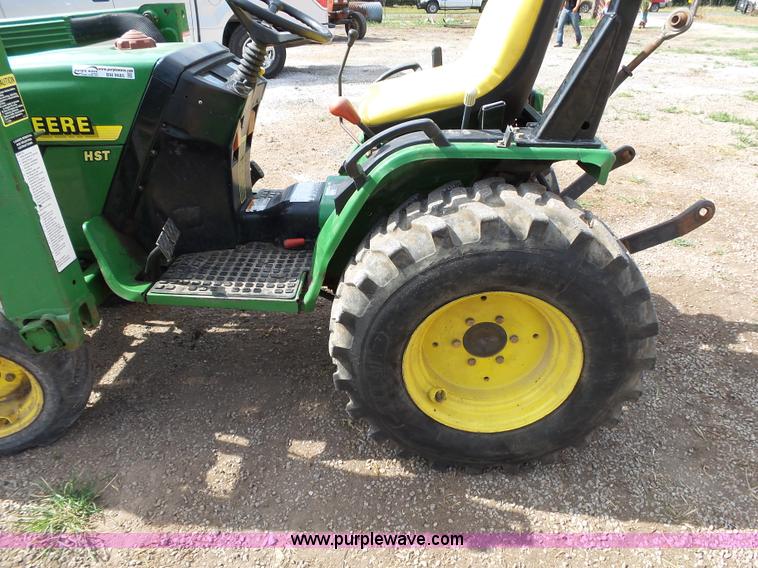 image for item BM9685 John Deere 4100 HST MFWD tractor