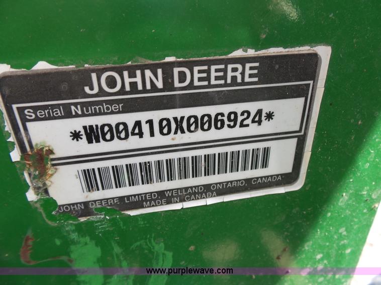 image for item BM9685 John Deere 4100 HST MFWD tractor