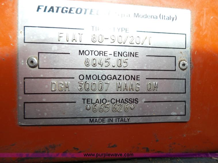image for item BM9686 Fiat 80-90 Tiger Special tractor