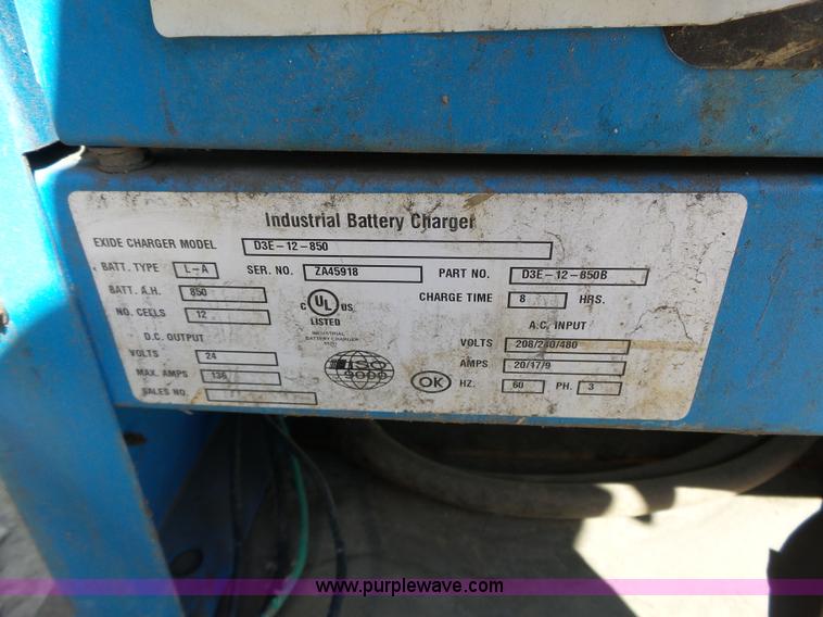 image for item BR9110 Exide depth charger