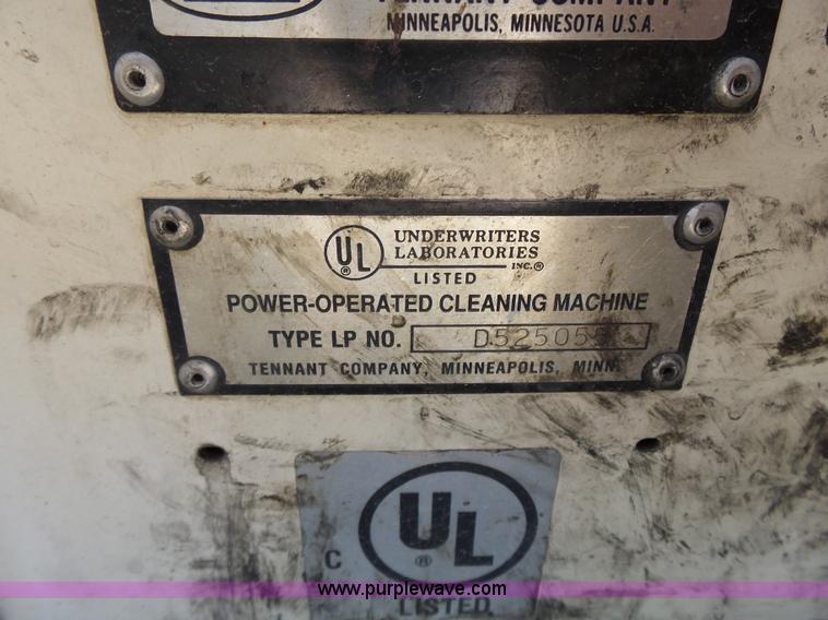 image for item BR9120 Tennant 7400 floor sweeper