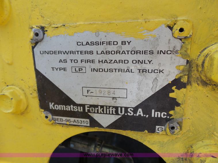 image for item BR9122 Komatsu HG30SHT-14 forklift